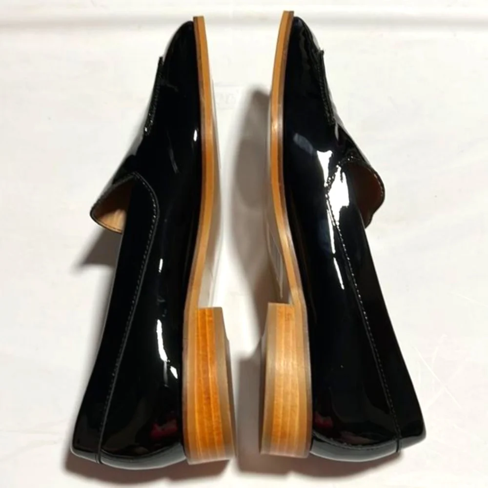 NEW EVERLANE " THE MODERN OXFORD BLACK LOAFERS" WOMEN'S SIZE 10.5 - Picture 6 of 12